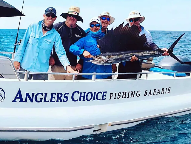 Our fishing clients with a great catch. 